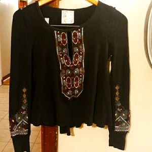 Free people embroidered thermal